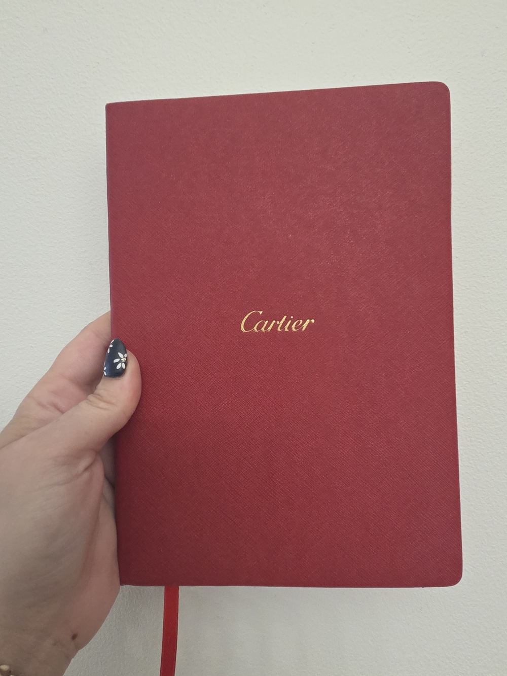 *Brand NEW* Cartier Red Logo Notebook